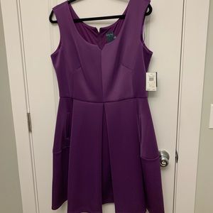 Gabby and Skye•Purple Sleeveless Dress